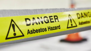 Asbestos Danger Sign